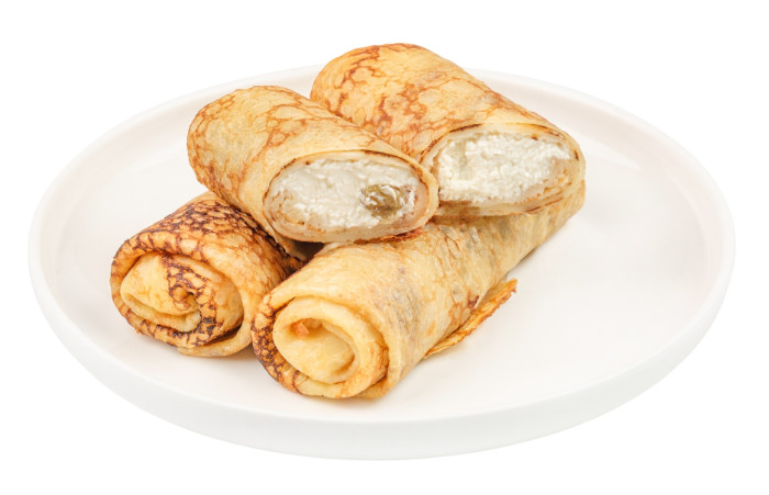 detail Palacinky s tvarohom a hrozienkami 300g Panilino