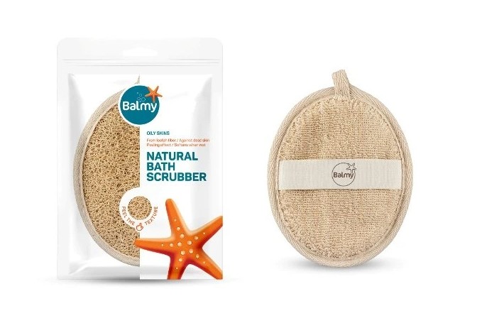 detail Prírodný lufový peeling do kúpeľa Balmy