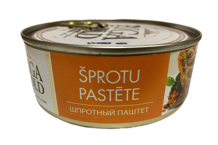 detail Paštéta zo šprotov Riga Gold 240g