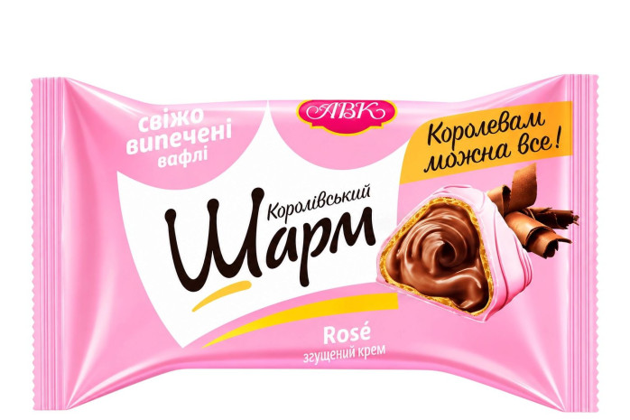 detail SHARM Rose s čokoládovou náplňou ABK
