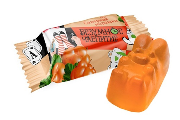 detail Želé cukríky Bláznivé čajovanie s príchuťou severskej morušky 250 g Sweet Life