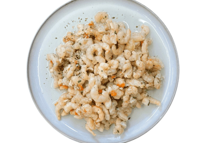 detail Krevety s cesnakom v oleji Limbo Food