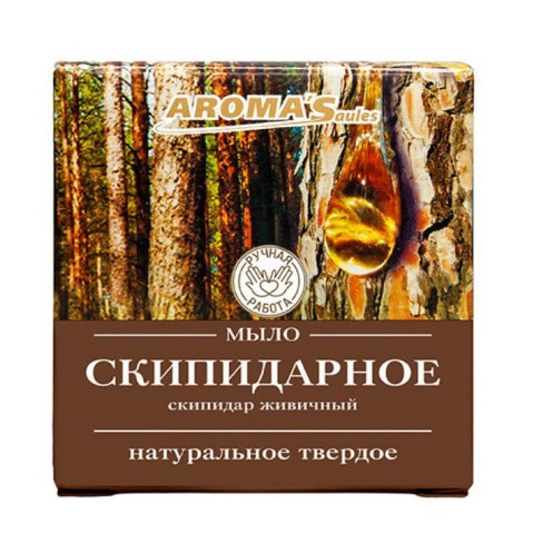 detail Prírodné tuhé mydlo Terpentínové 80 g Aroma Saules