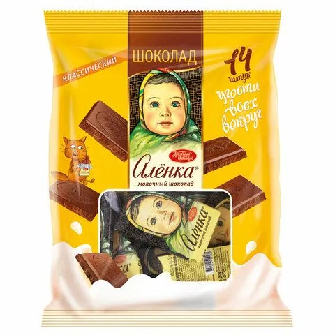 detail Mliečna čokoláda Alenka 210g
