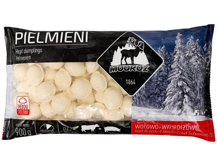 detail Pelmeni so bravčovým a hovädzím mäsom 900 g Moroz