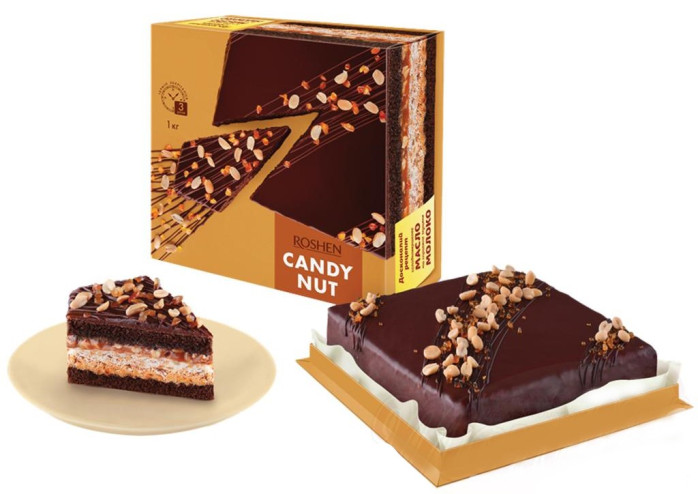 detail Torta CANDY NUT 1kg Roshen