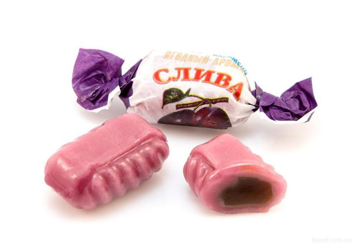 detail KARAMEL se švestkovou marmeladou