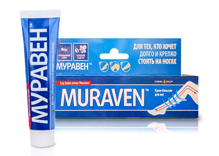 detail Krém-balzam na nohy 44ml Muraven