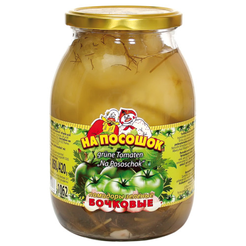 detail Nakládana zelená rajčata 420g Posošok