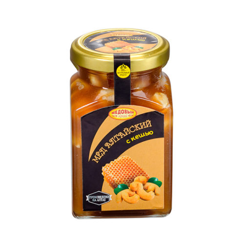 detail Med Altajský s kešu orieškami 320g MK