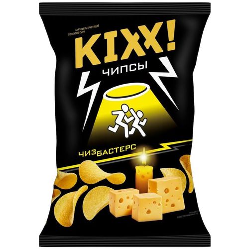 detail Bramborové chipsy Kixx Sýrová příchuť 50 g