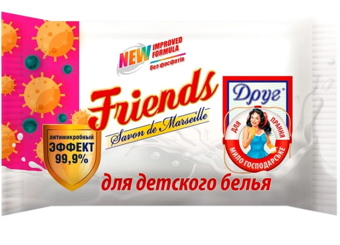 detail Mydlo na detskú bielizeň 125g Friends