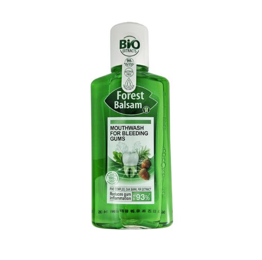 detail Ústna voda s extraktom kôry dubu a jedle 250 ml Forest Balsam