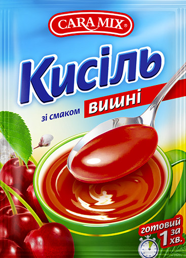 detail Kisel s višňovou príchuťou 90g Caramix