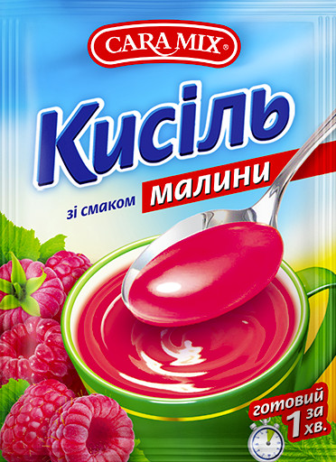 detail Kisel s malinovou príchuťou 90g Caramix