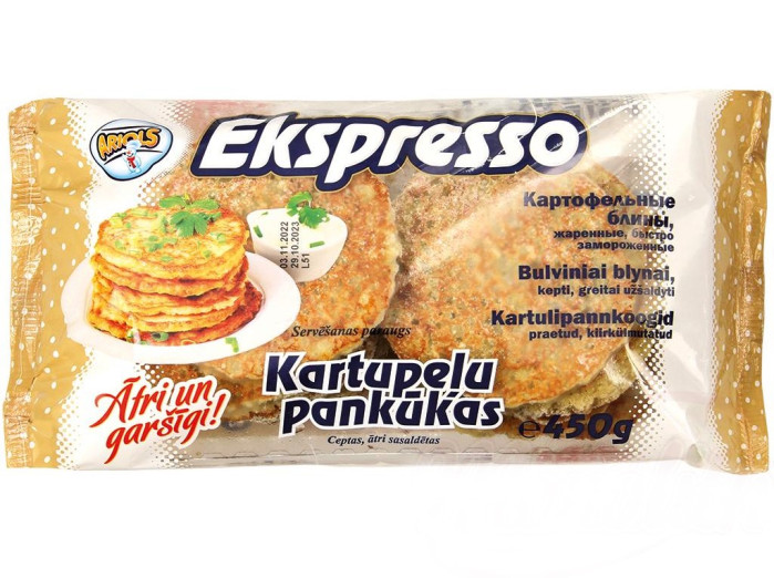 detail Zemiakové placky (Draniky) 450g Ekspresso