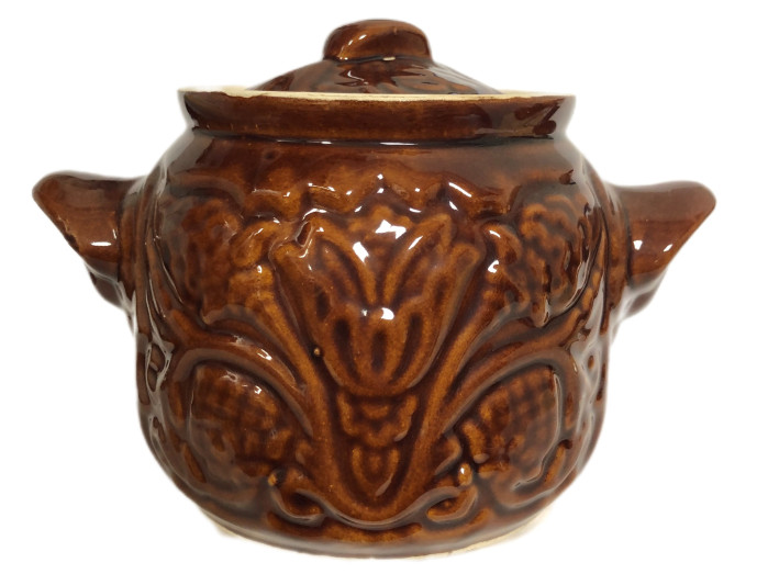 detail Keramický hrniec reliéfny vzor 650ml