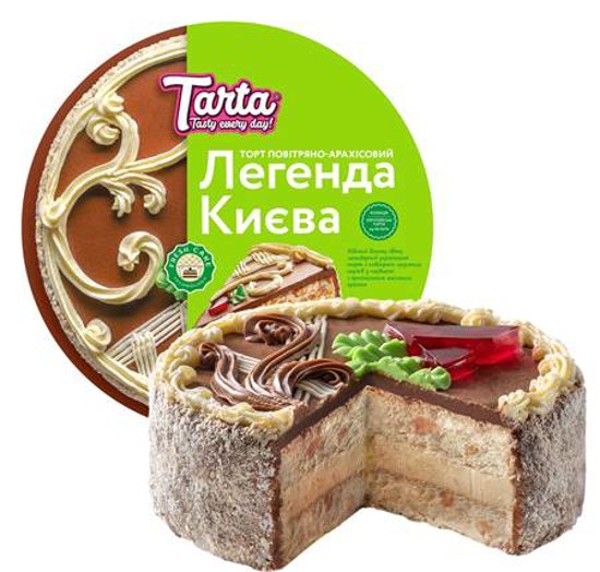 detail Tort Legenda Kyjeva s arašidmi 850g Tarta