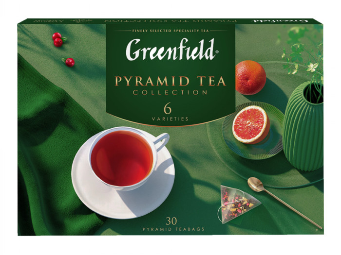 detail Čajový set Pyramid Tea Collection 56 g 30 ks Greenfield