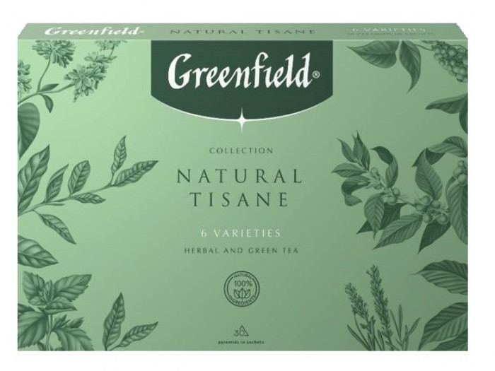 detail Čajová sada Natural Tisane, 30×1,8 g Greenfield