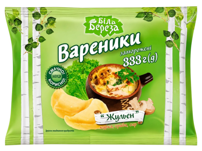 detail Vareniky Julienne 333g Biela Breza