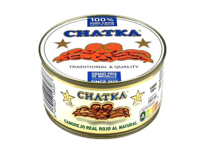 detail Mäso kamčatského kraba v náleve 121g CHATKA