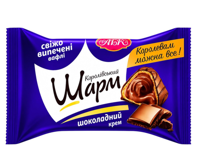 detail SHARM s cokoládovou náplňou ABK