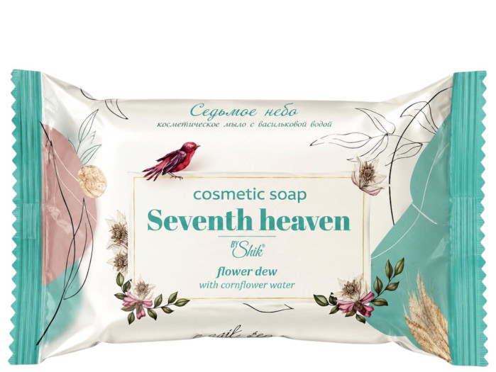 detail Tuhé mydlo Seventh Heaven Flower Dew with Cornflower Water 70g Shik