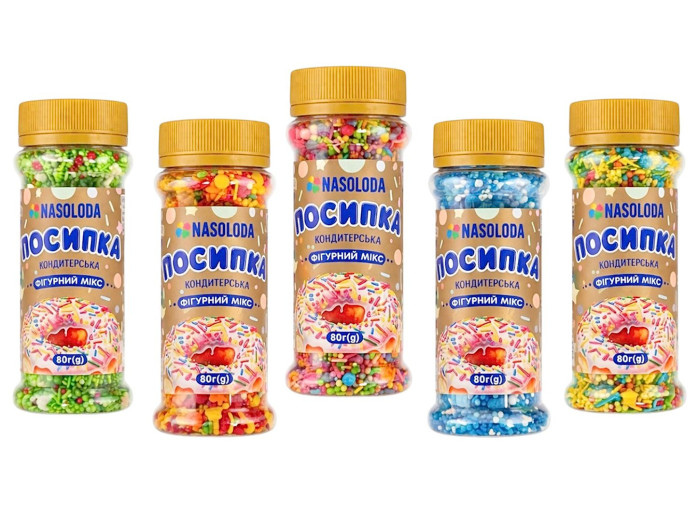 detail Cukrársky posyp mix 80 g Nasoloda