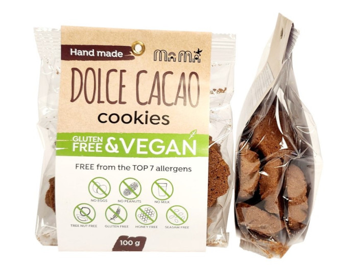 detail Sušienky Vegan Cacao 100g MАMА
