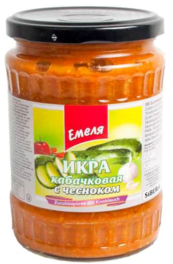 detail Cuketová nátierka s cesnakom 550g Emela