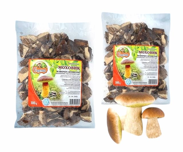 detail Mrazené houby Mokhovik 300g V.S.
