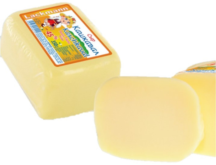 detail Sýr Kaškaval 45% Lackmann 350g