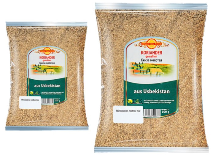 detail Mleté semená koriandra Uzbekistan 100g