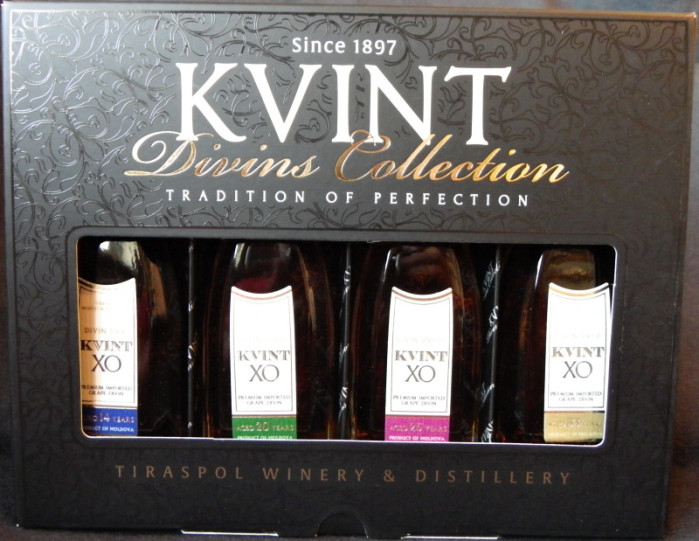 detail Kolekce brandy 4x0,05L 40% KVINT