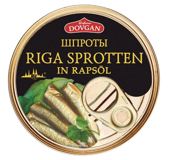 detail Šproty v oleji Dovgan 160g