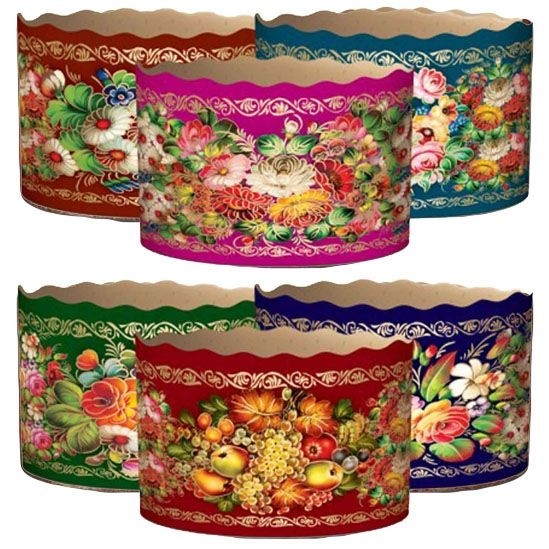 detail Forma na veľkonočný koláč (kulič) 134×95 mm, 600 g