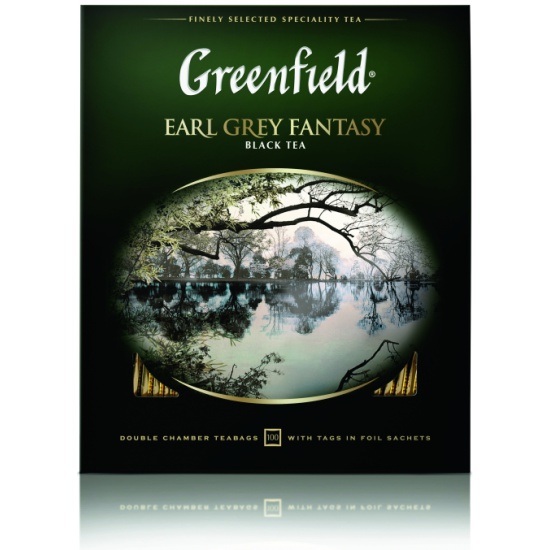 detail Čaj čierny Earl Grey 100*2g Greenfield