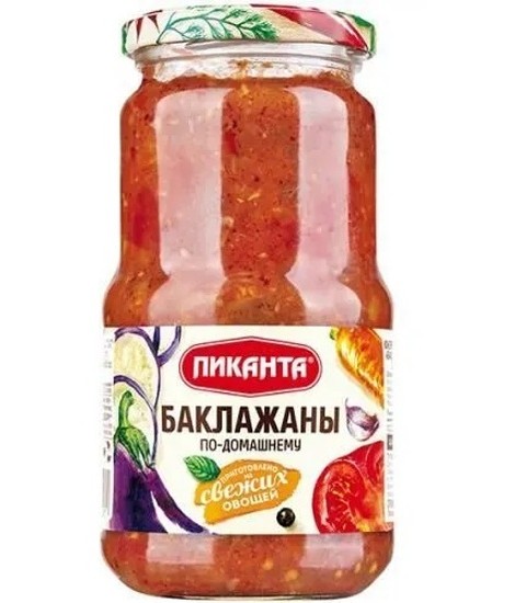 detail Baklažány po domácky 450g Pikanta