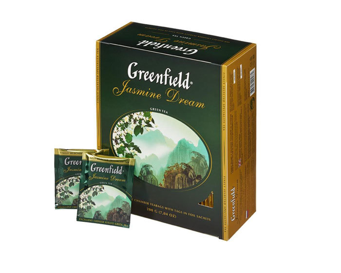 detail Čierny čaj Jasmin 100*2g Greenfield