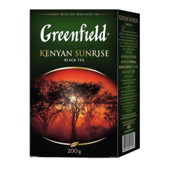 detail Čierny čaj Kenyan Sunrise 200 g Greenfield
