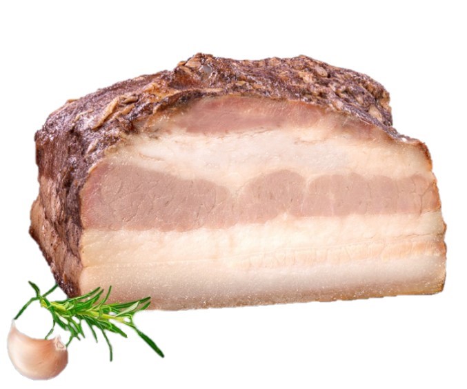 detail Špek s cesnakom Altajský varený