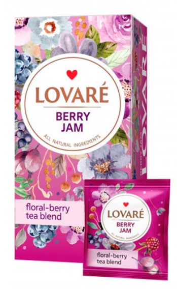 detail Čaj Berry Jam 24 * 1,5 g Lovaré