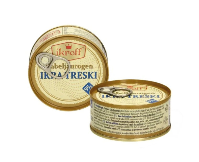 detail Tresčia ikra 95 g Ikroff
