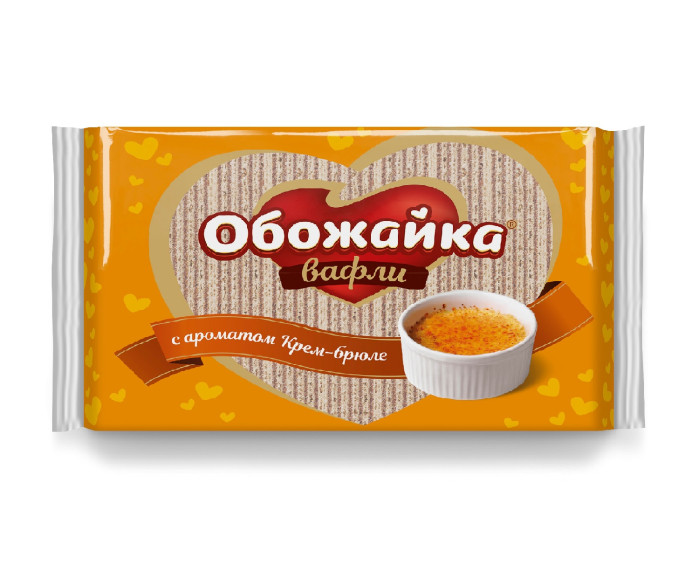 detail Oplátky s aroma Krém brûlée 225g Obožajka