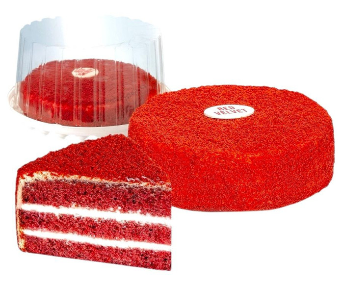 detail Tort Red Velvet s čerešňovým piškótom a krémom zo smotany a mascarpone 950g Vatsak