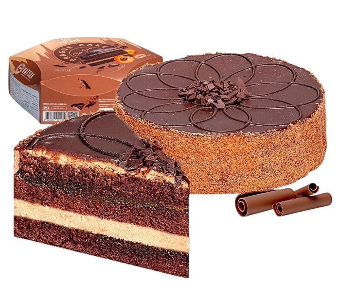 detail Dort Pražský s kakaovým krémom a marhuľovým džemom 450g Vatsak