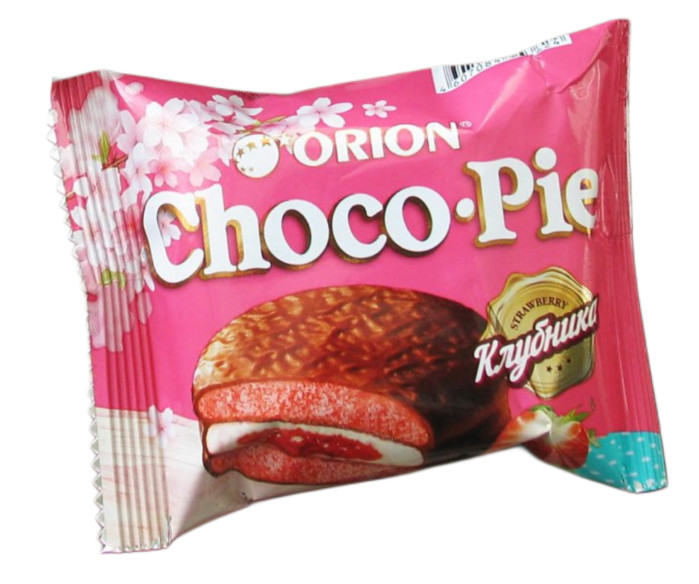detail Choco Pie Jahoda 30g Orion