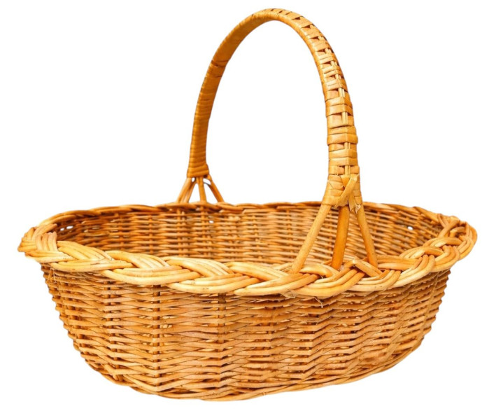 detail Velikonoční košík Kosička přírodní L