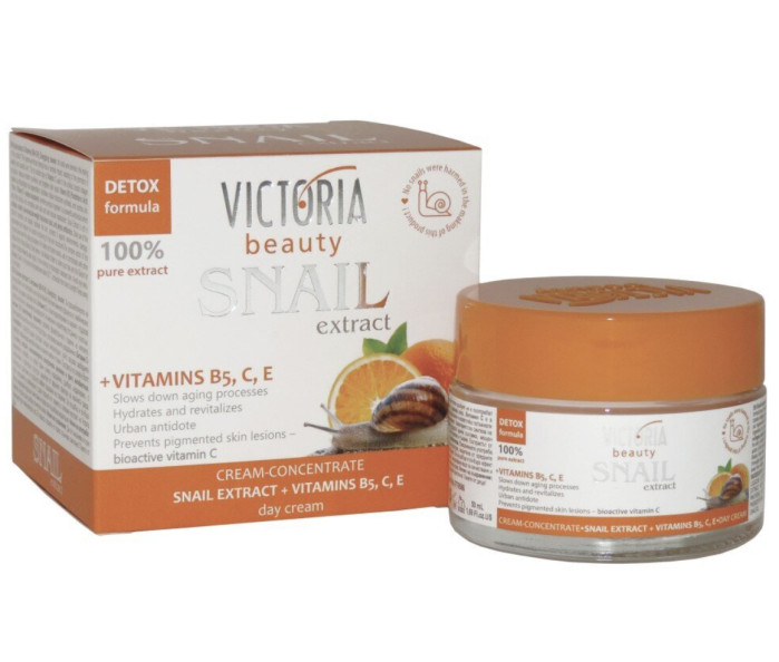 detail Denný krém na tvár so slimačím extraktom 50 ml Victoria Beauty